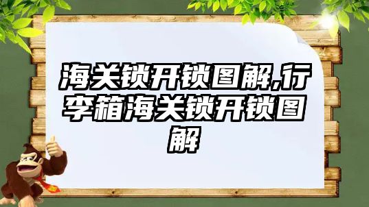 海關鎖開鎖圖解,行李箱海關鎖開鎖圖解